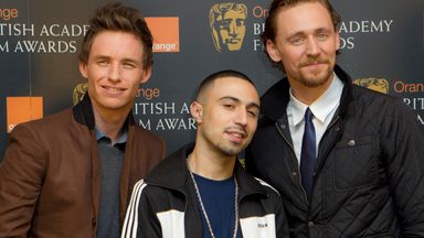 Eddie Redmayne, Adam Deacon and Tom Hiddleston were among BAFTA's rising star nominees in 2012 - Deacon went on to win. Pic: AP